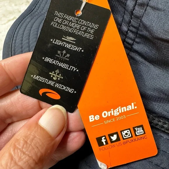 NWT Pukka Original Shademaker II Kukui’ula Patch Golf Hat Navy Men’s S/M - Picture 7 of 11